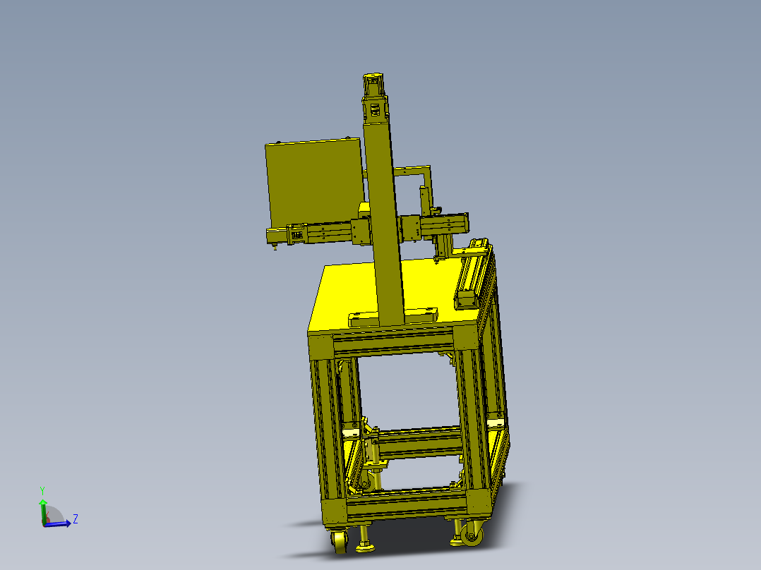 亚克力微雕机主视图