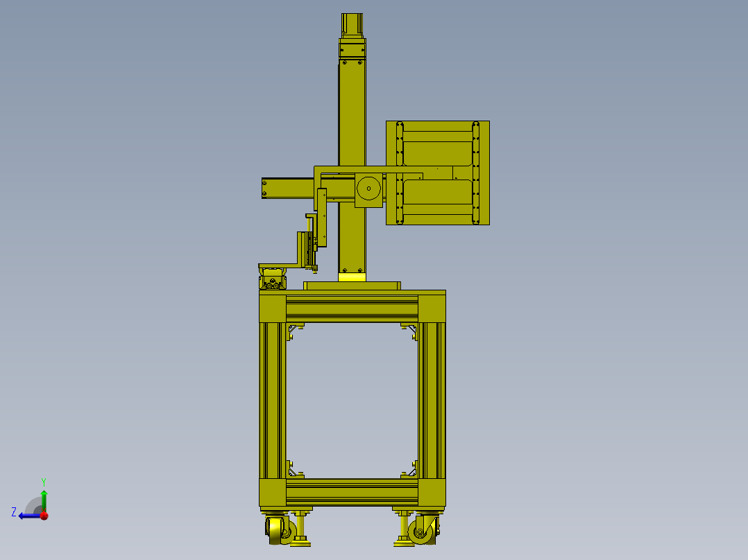 亚克力微雕机右视图