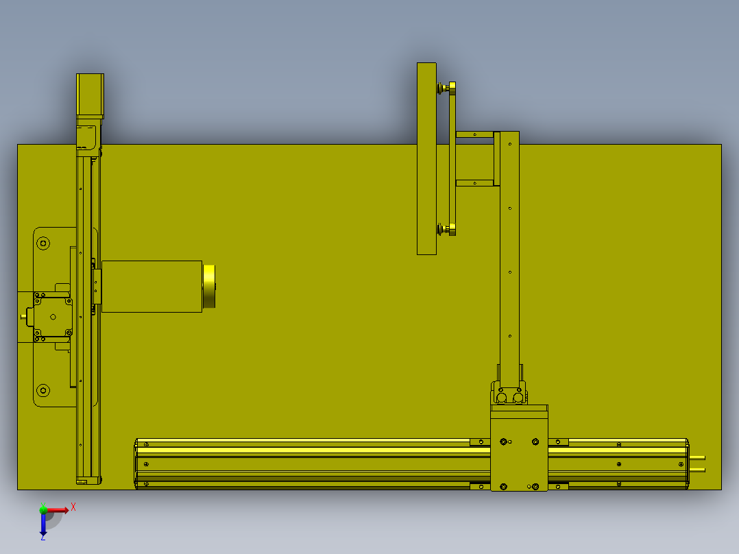 亚克力微雕机俯视图