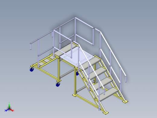 可移动式跨线梯
