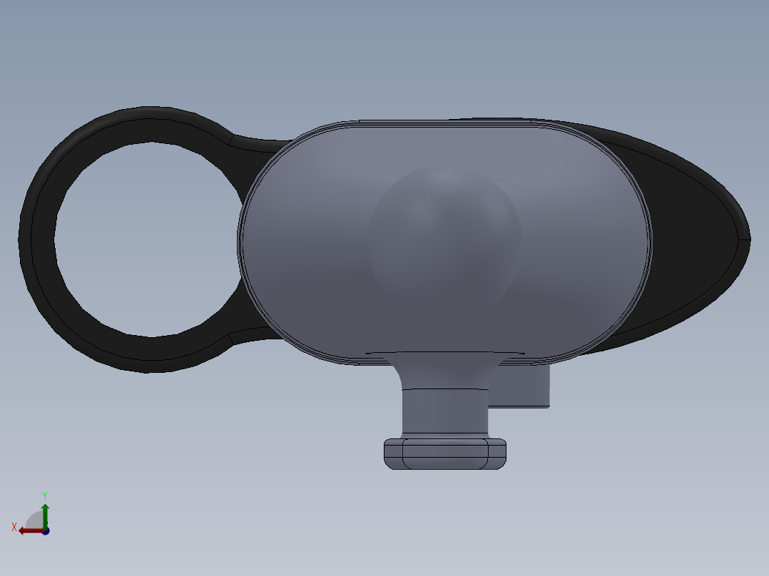 刺刀、刀后视图