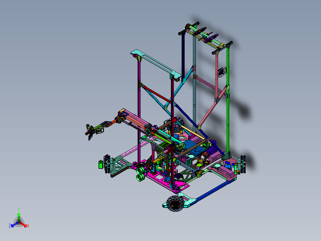 存储仓库运输用无人搬运车