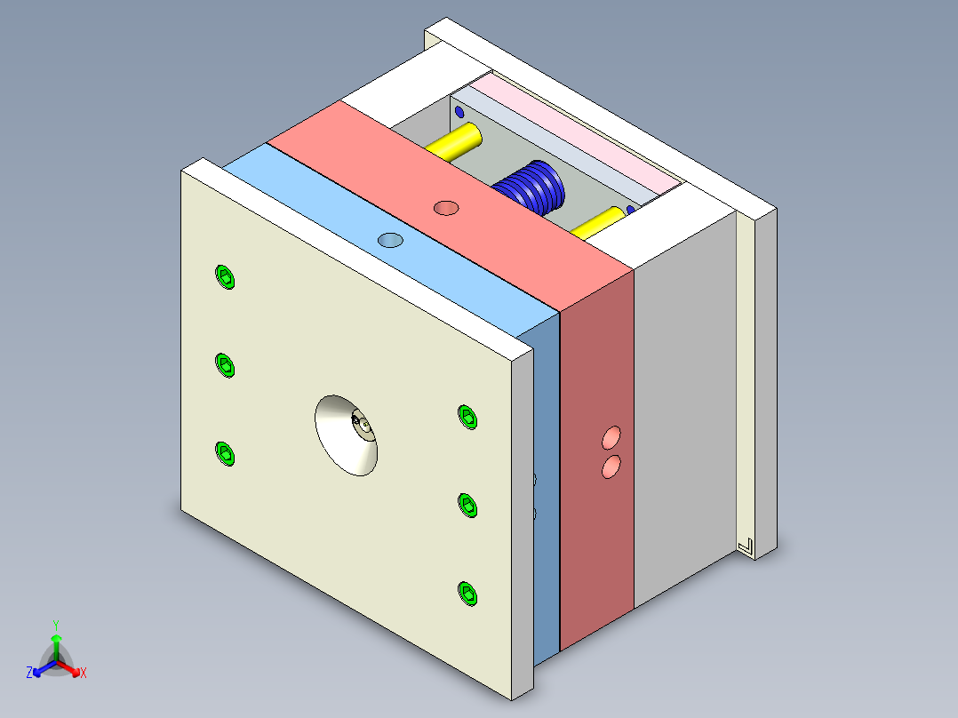 豆浆机底盖（大水口直接进胶）