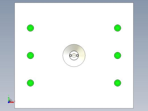 豆浆机底盖（大水口直接进胶）前视缩略图