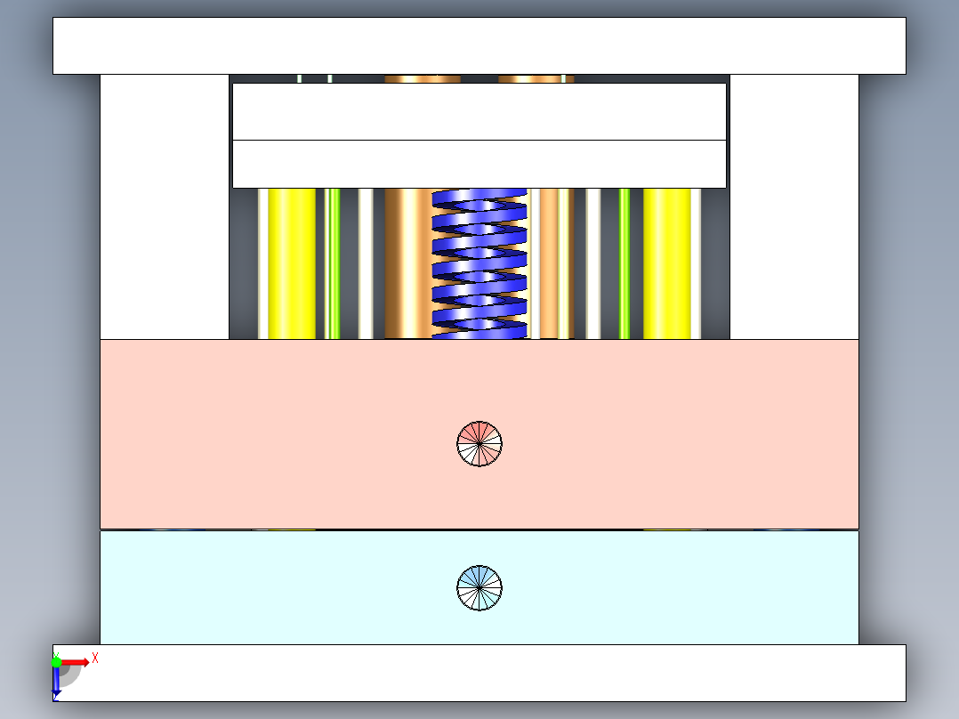 豆浆机底盖（大水口直接进胶）俯视图