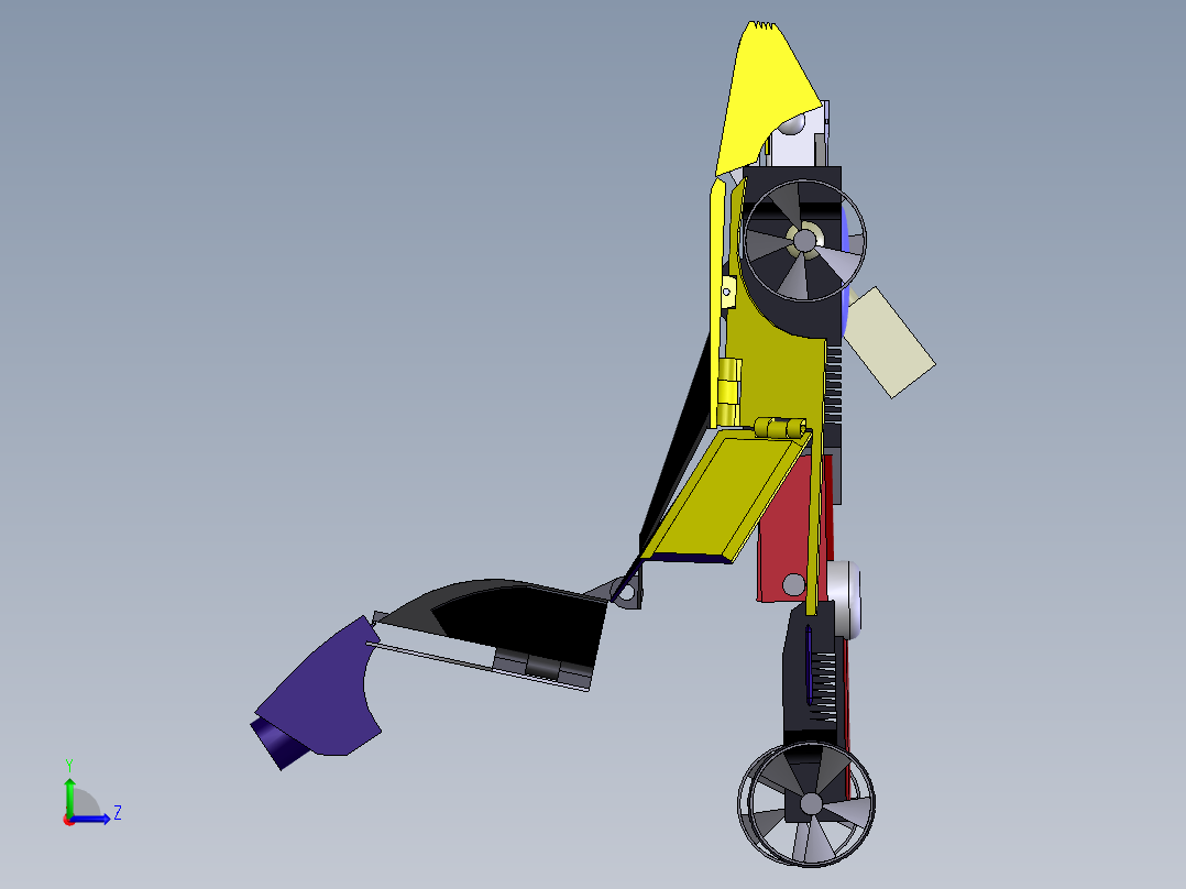 变形金刚左视图