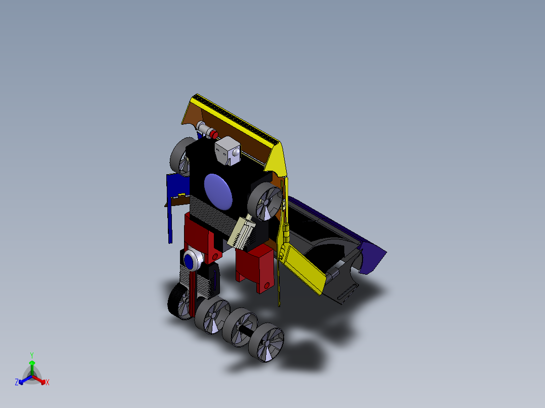 变形金刚正等轴测图