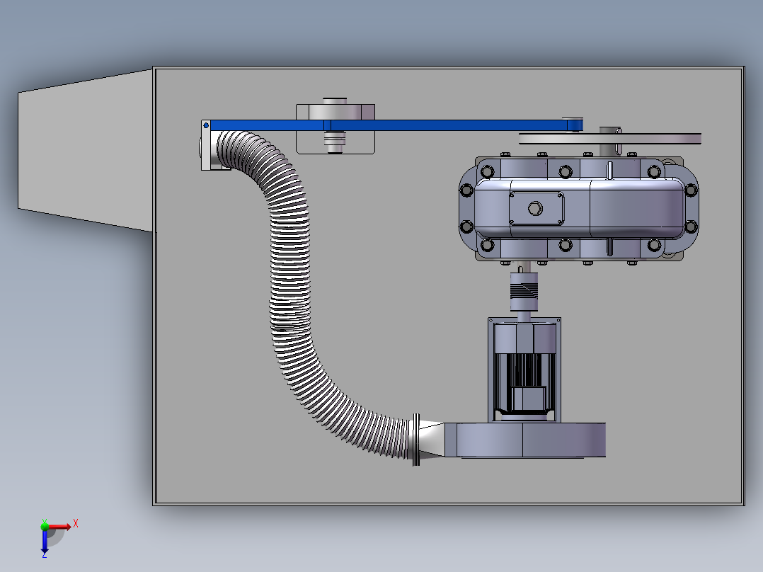 QF-3720 医药粉剂定量分装机俯视图