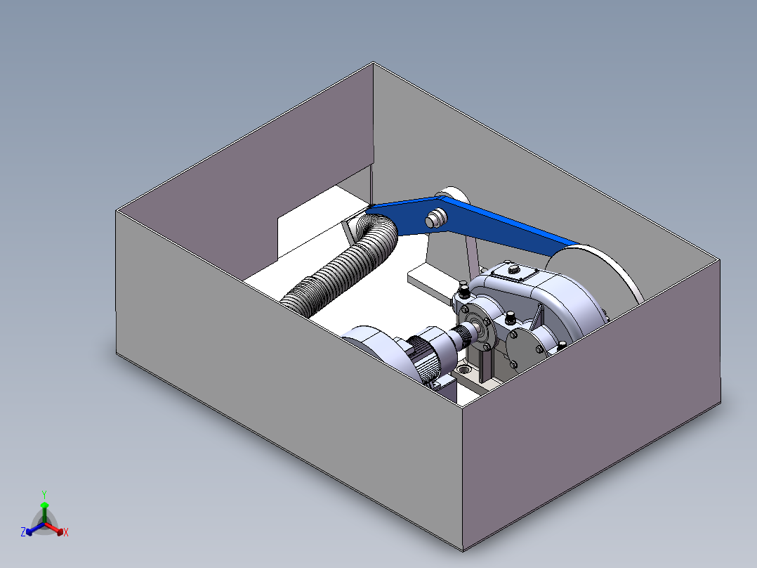QF-3720 医药粉剂定量分装机正等轴测图