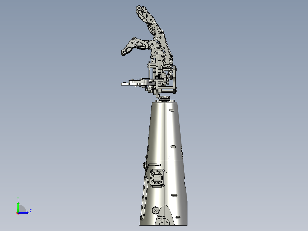 A0003361-实验室上肢假手 – 基于ESP32（6自由度）左视图