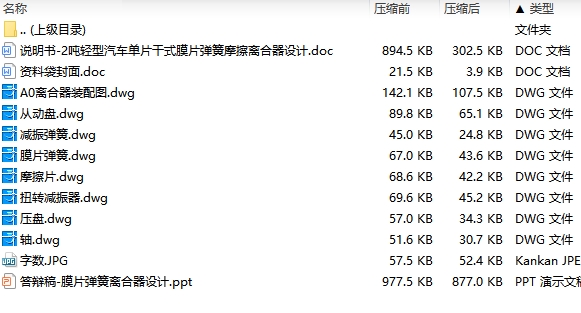 膜片夹片的注塑模具设计及塑料成形工艺-抽芯注射模含18张CAD图