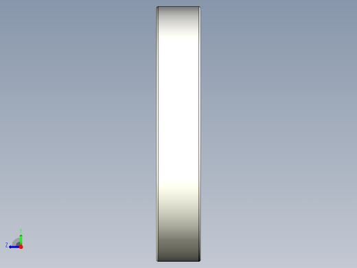 完整的公制6200-ZZ双屏蔽轴承库— SolidWorks和Step模型右视缩略图