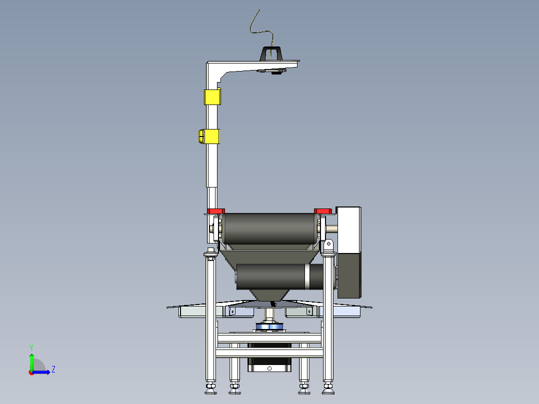 输送机分拣系统左视图