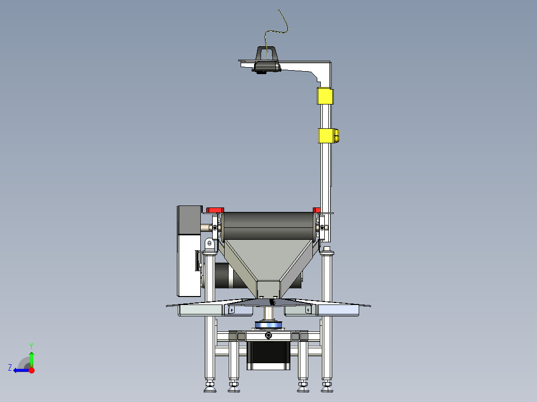 输送机分拣系统右视图