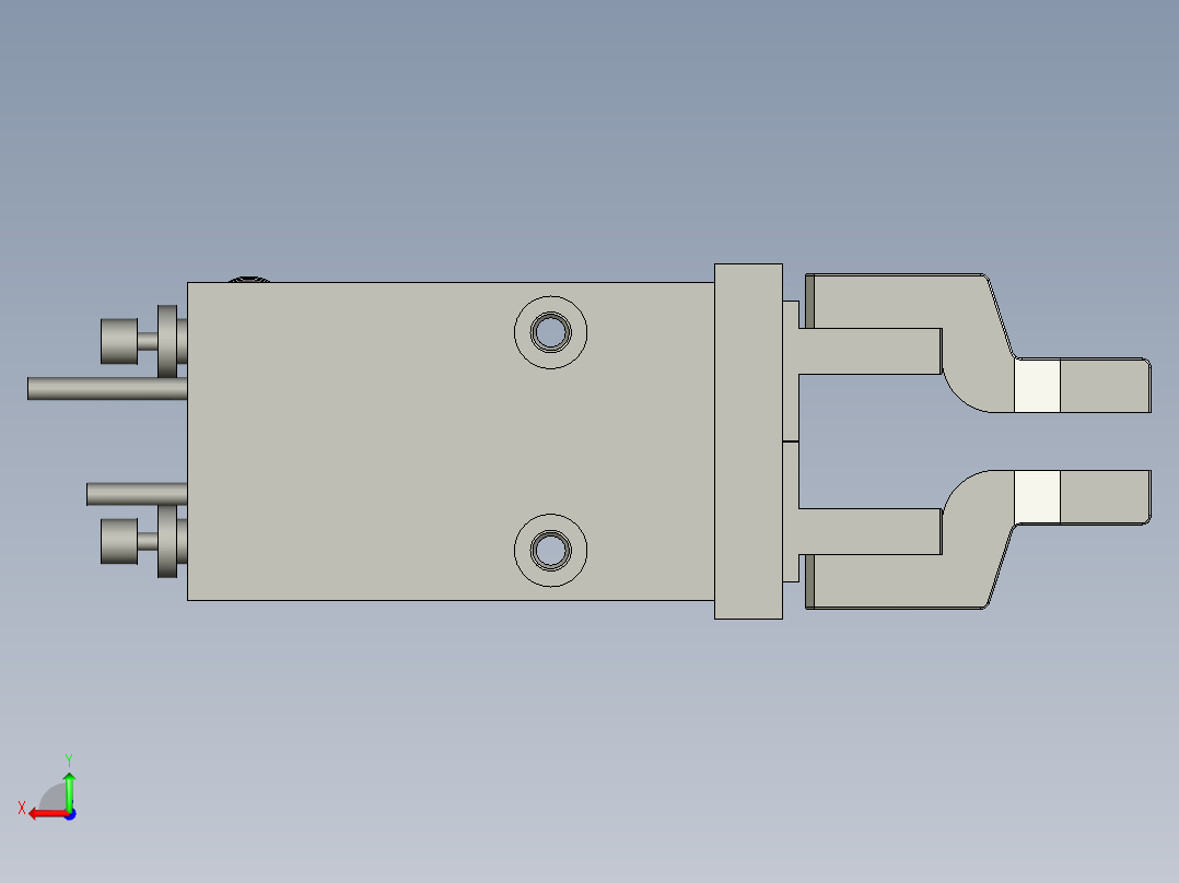 9-夹爪气缸装配后视图