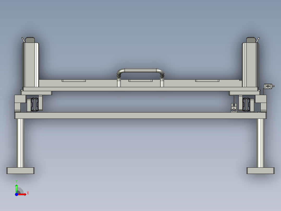 料仓组件前视图