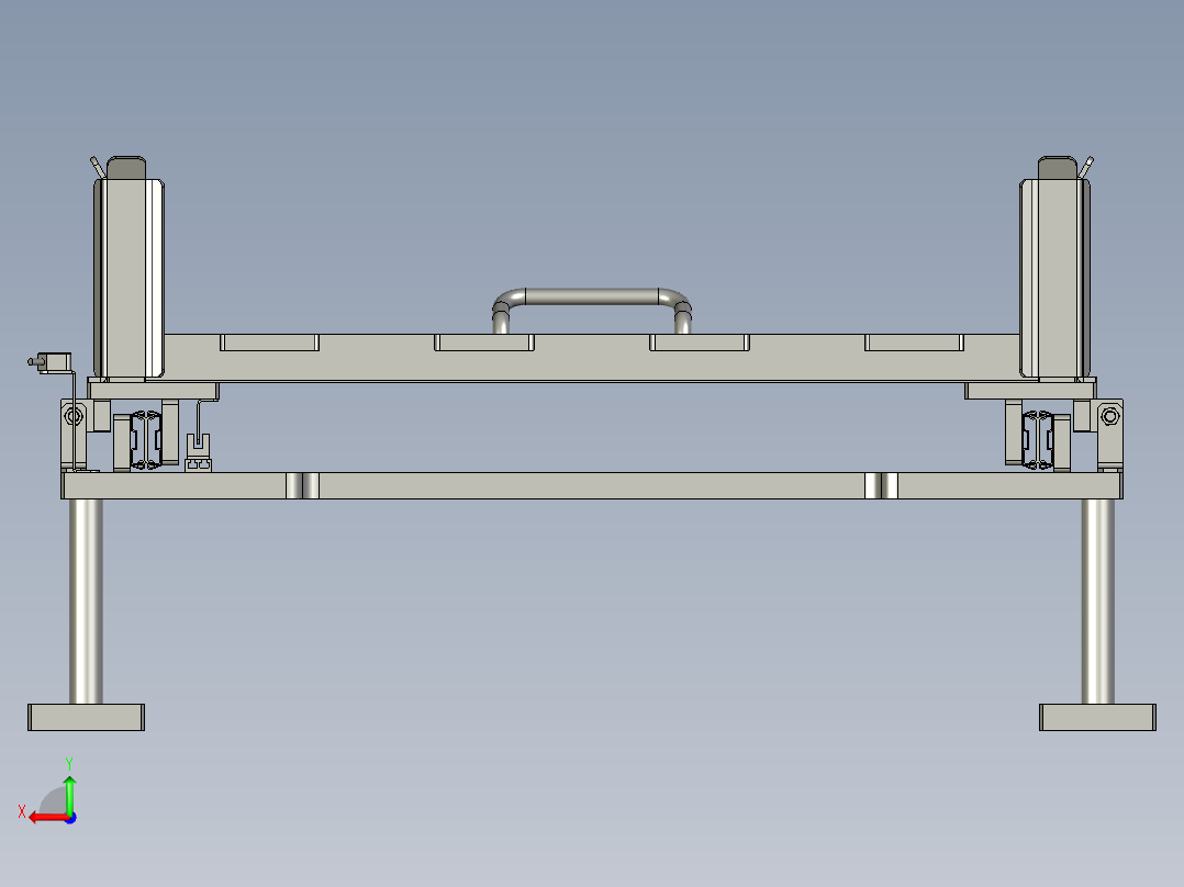 料仓组件后视图