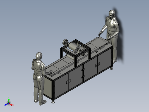 辊子同步玻璃贴膜机