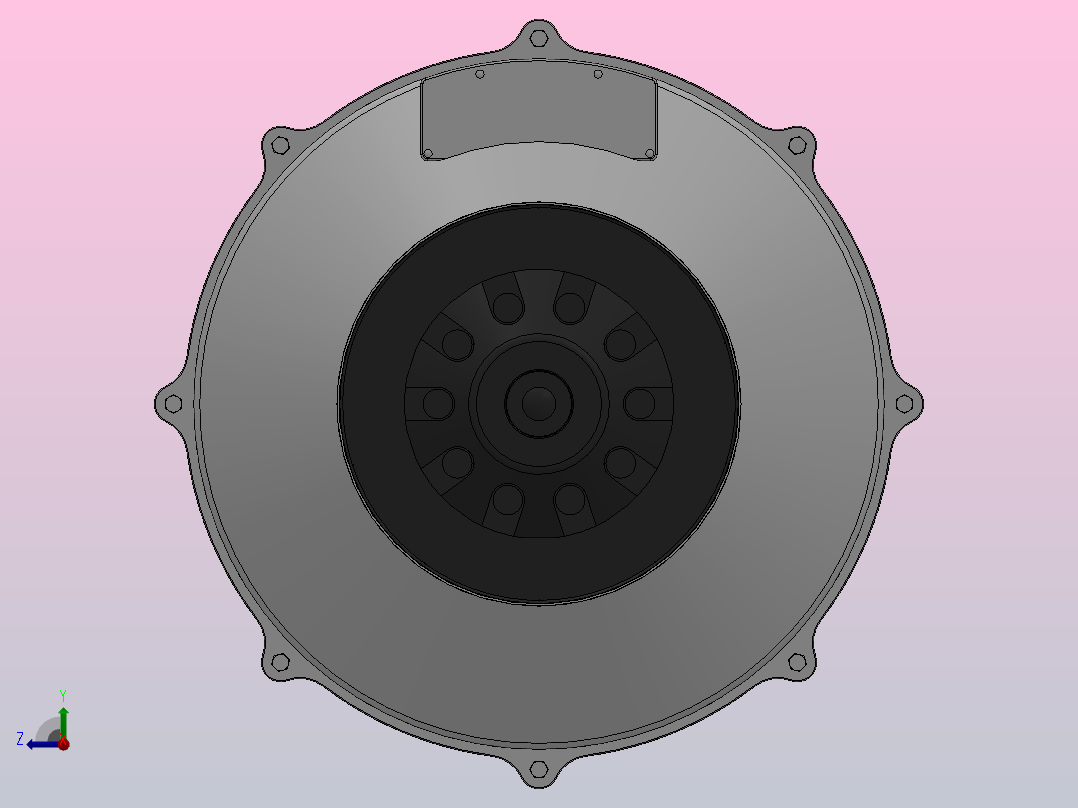 GKE200L管道风机[GKE200L]亿利达风机右视图