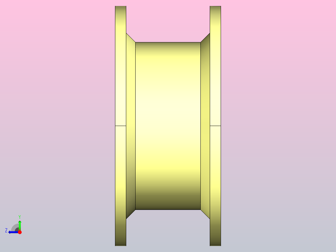 820系列机加工被动轮JI 820-21NT-R35-C1右视图