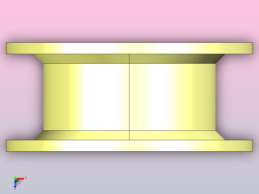 820系列机加工被动轮JI 820-21NT-R35-C1俯视缩略图