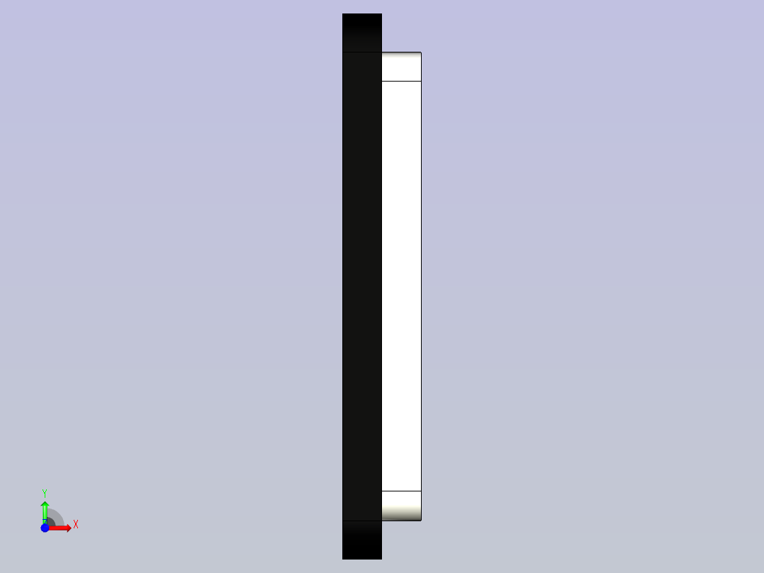 可调高度的打印机底座前视图