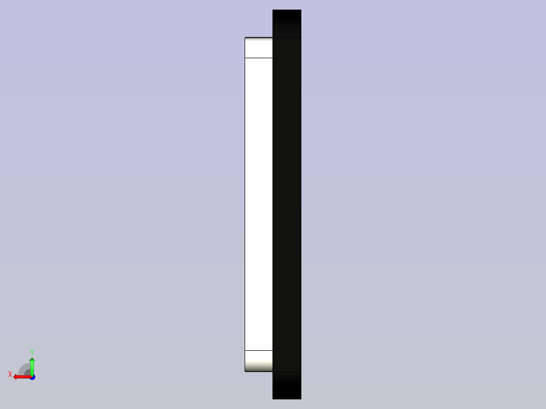 可调高度的打印机底座后视图