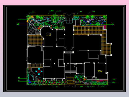 25私家花园庭院绿化设计图