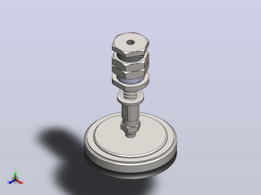 PUTSB 60~100摇摆型真空吸盘[PUTSB-100-10-N]正等轴测缩略图