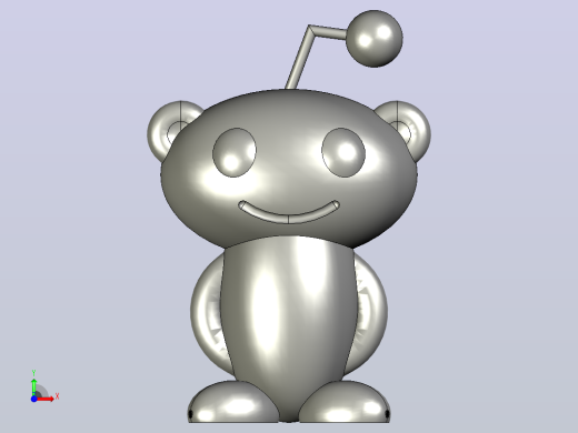 Reddit的外星人前视缩略图