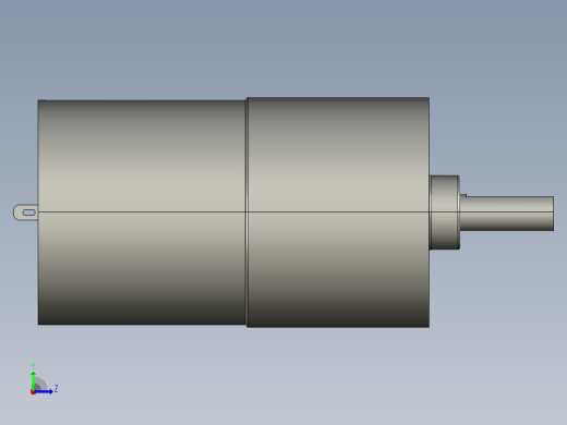 DC 12V 30RPM高扭矩电动微型减速齿轮电机37mm直径左视缩略图