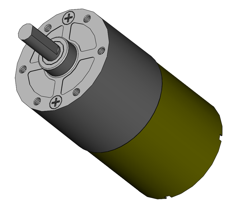 DC 12V 30RPM高扭矩电动微型减速齿轮电机37mm直径