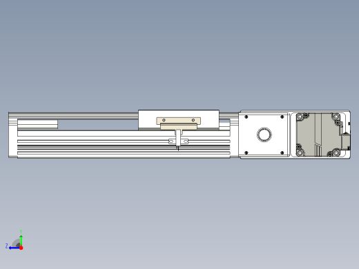 皮带直线轴半封闭可选导轨TPA-HNB-105D-90-L100-MR-C-P20-N3右视缩略图