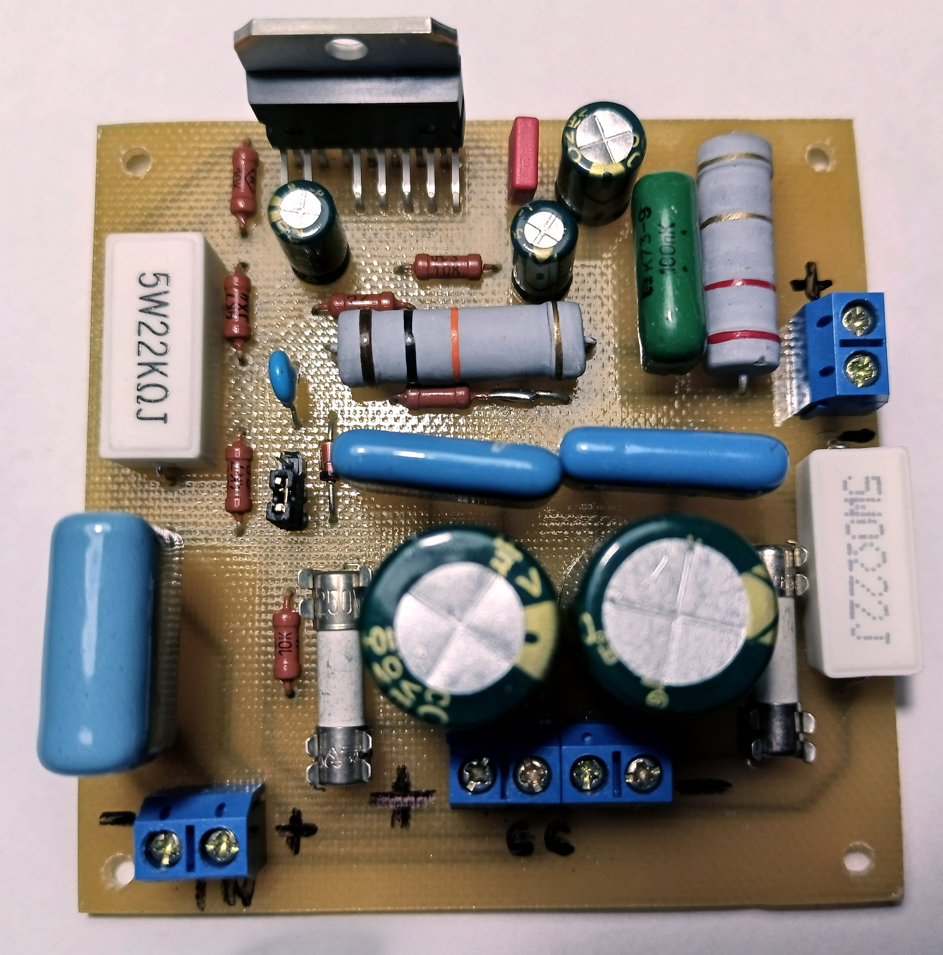 TDA7294上的单通道音频放大器