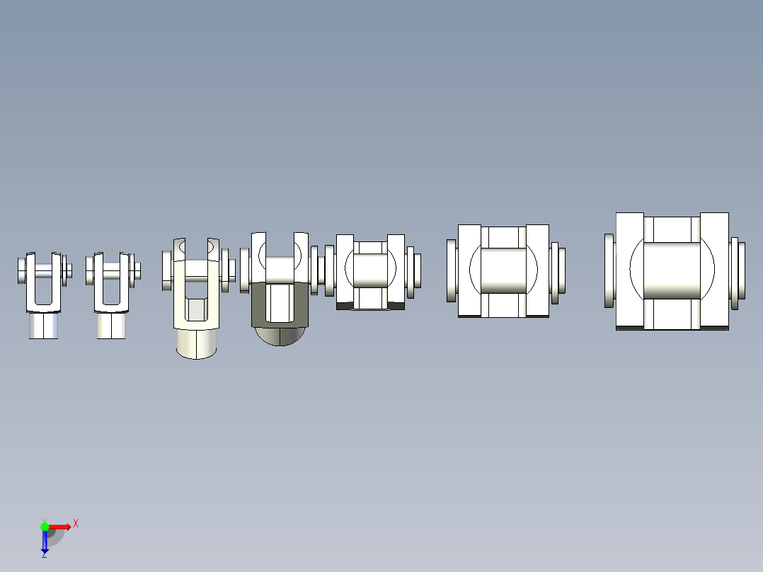 尼龙挂钩（M5-M20）俯视图