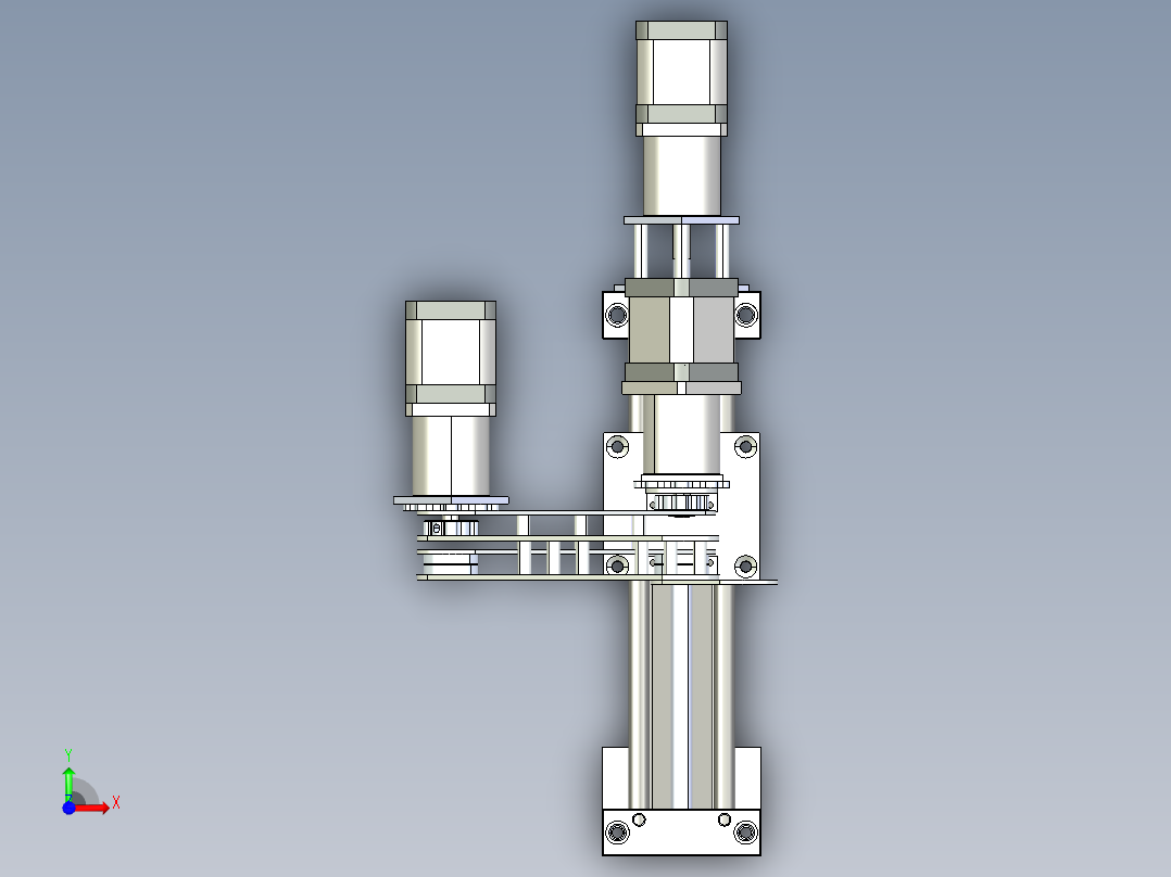 桌面机械臂--igs前视图