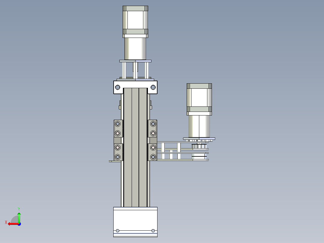 桌面机械臂--igs后视图
