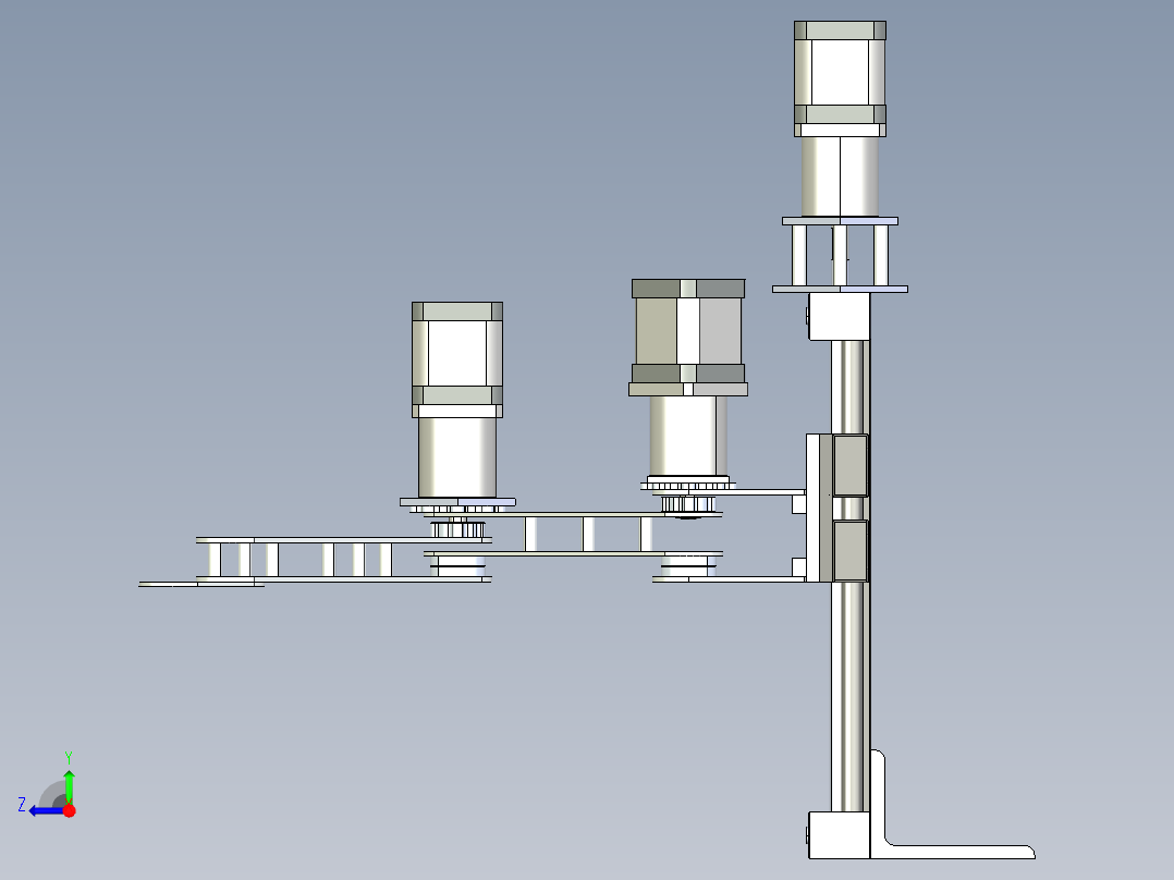 桌面机械臂--igs右视图