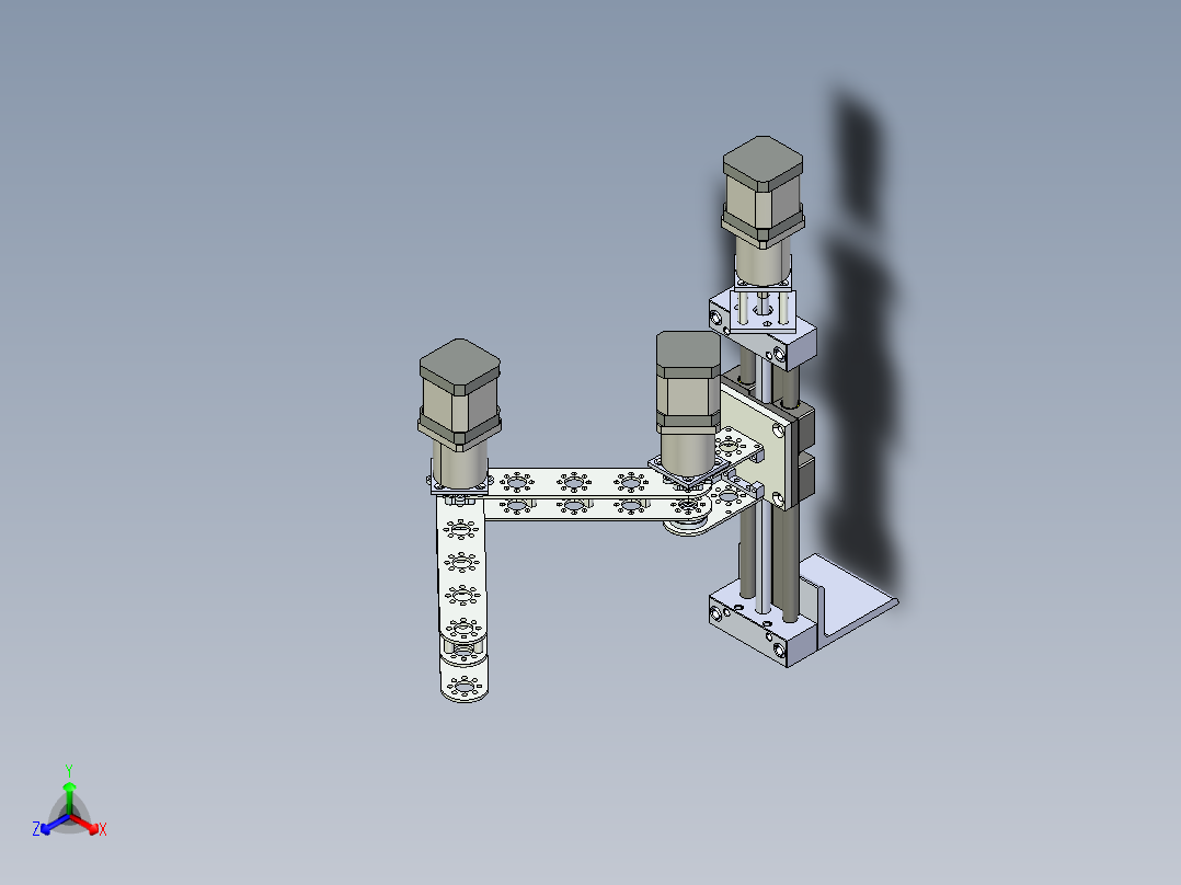 桌面机械臂--igs正等轴测图