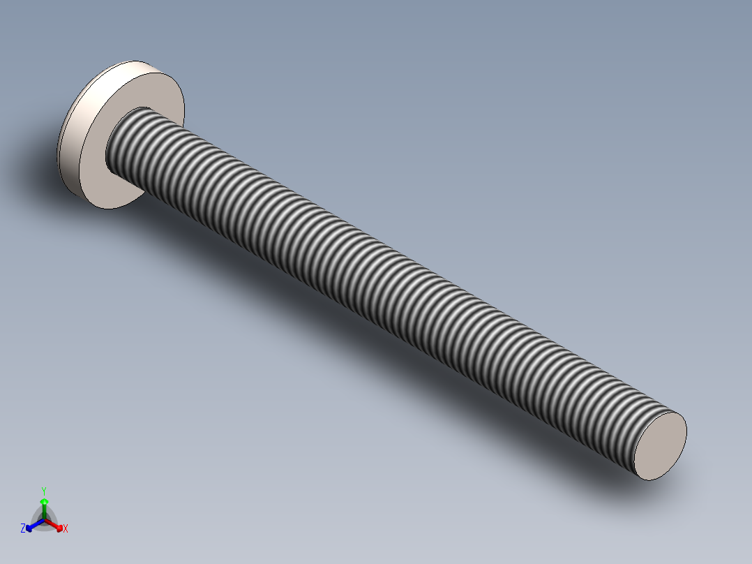 螺丝 M6 十字盘头-M6x60 Screw head.SLDPRT