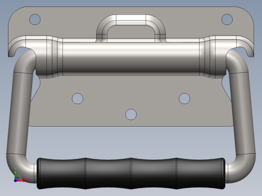 不锈钢折叠式提手（70千克重）前视缩略图