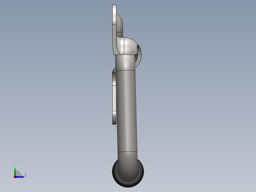 不锈钢折叠式提手（70千克重）左视缩略图