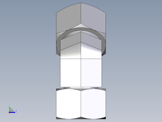 卡套式工业通用硬管接头EO_Swivel_nut_45_deg_elbow_EV20ZS71左视缩略图