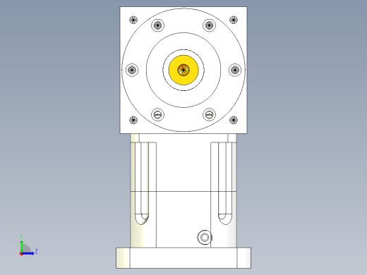 换向器PW170双轴 PGH142-L1 24-114.3-200-M12.stp左视缩略图
