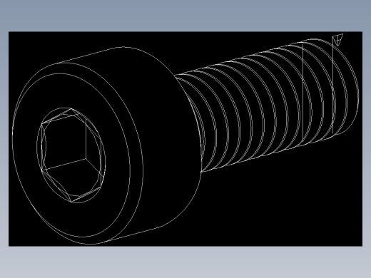 M3 x 0.5mm Thread 8mm LONG SOCKET HEAD CAP SCREW