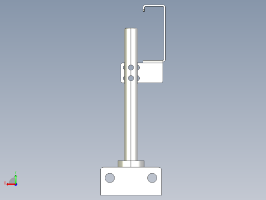 基恩士PZ-S10+PZ-B31_kc图纸模型后视缩略图