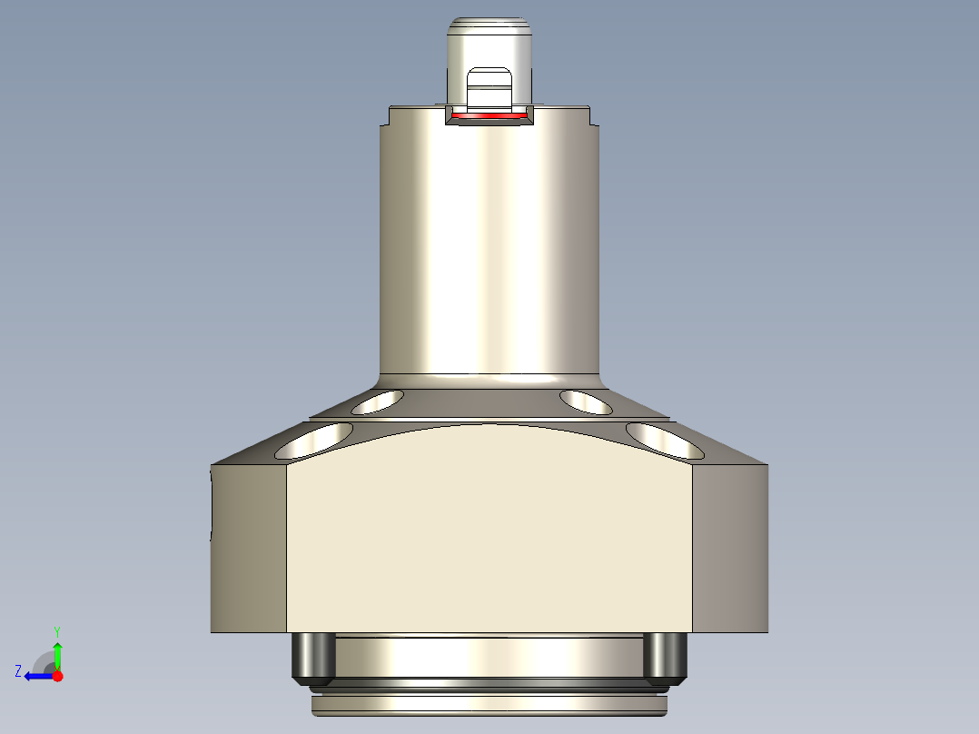 KOSMEKSFA2000-M1A-100-H60多系列多零件图纸模型多系列多零件图纸模型右视图