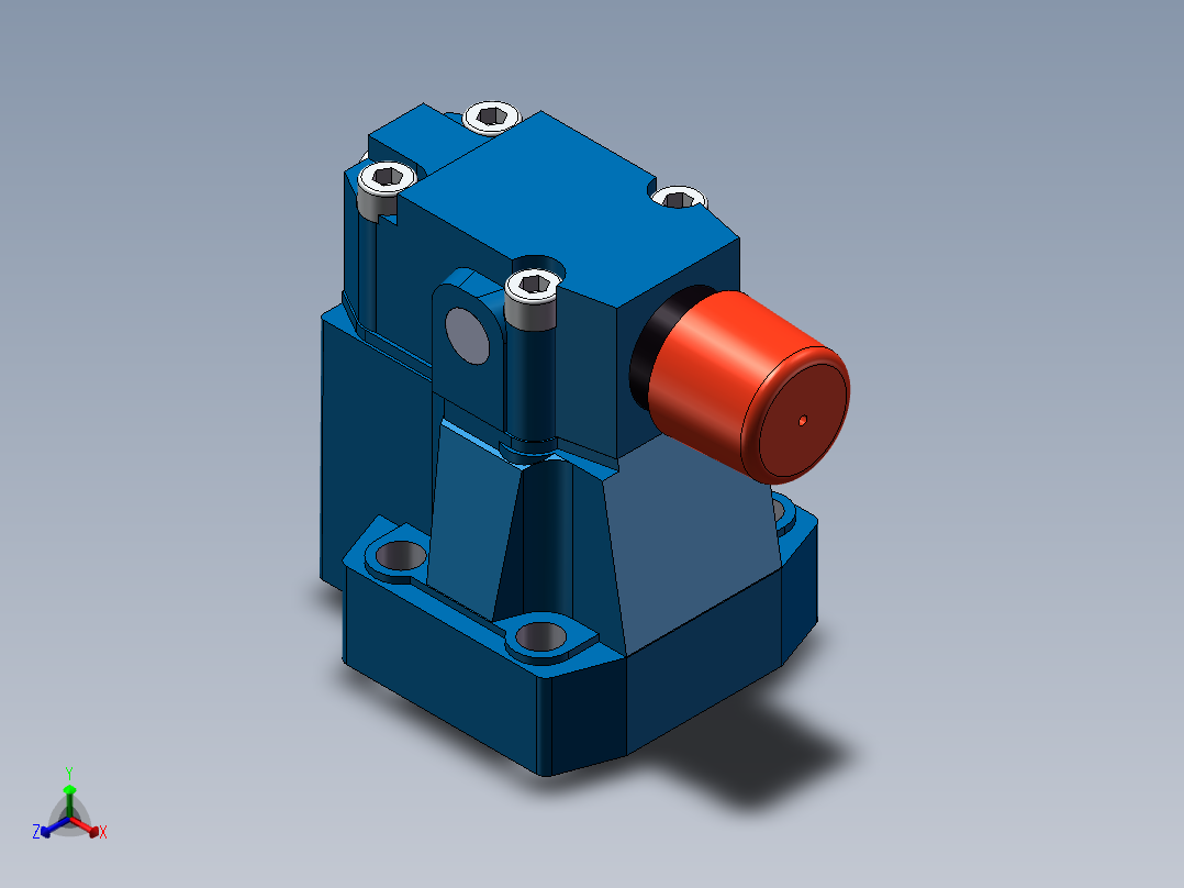 力士乐液压阀-DR_10-5-5X_100YM_VNone_Emm正等轴测图