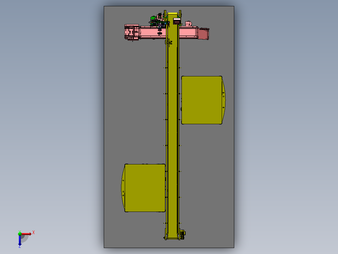 全自动称重检测生产线sw17俯视图