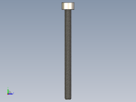 Screw_DIN_912_M4x50F_A2.STEP公制内六角螺钉左视缩略图